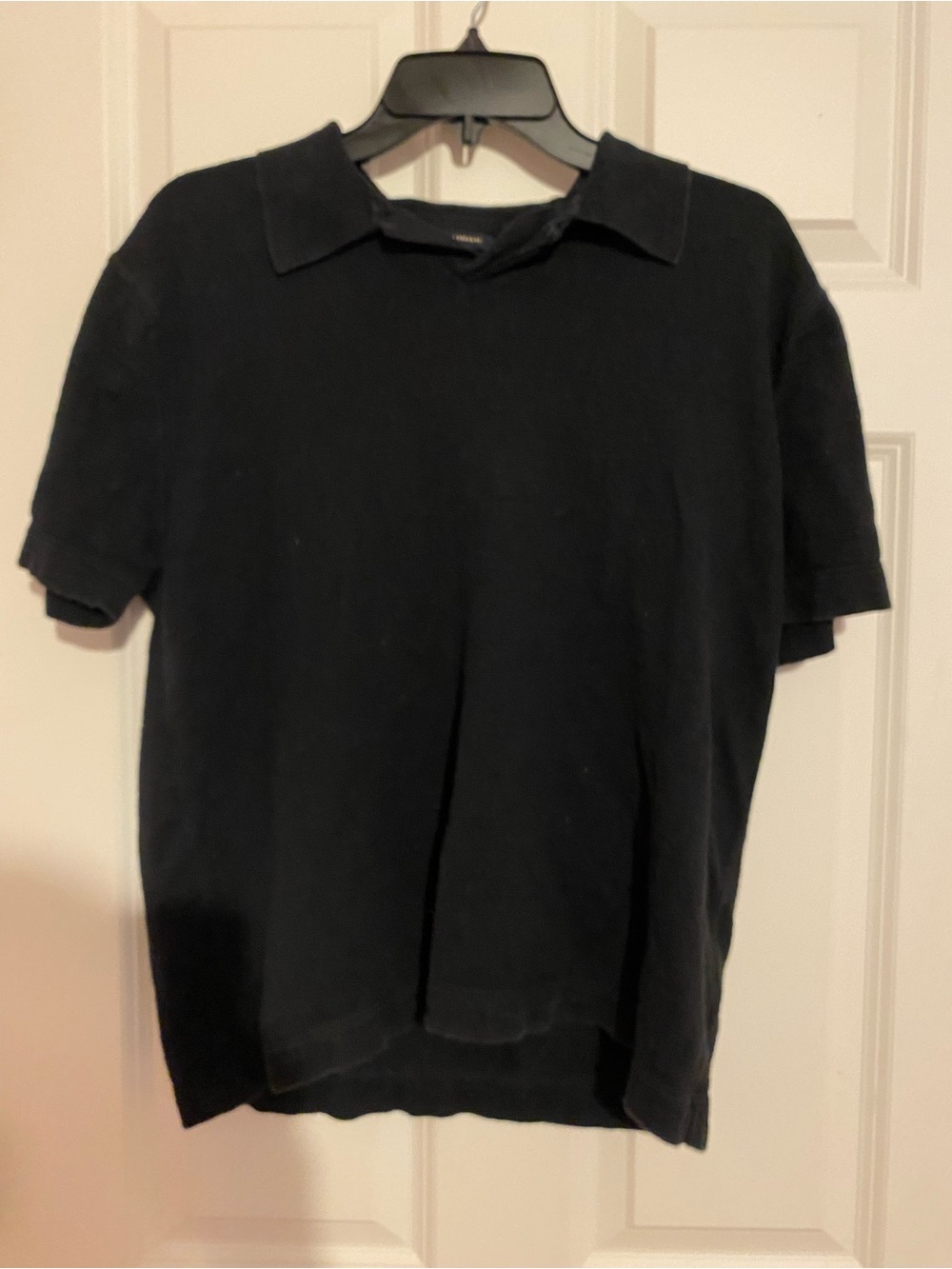 Banana Republic black polo shirt mens size small medium